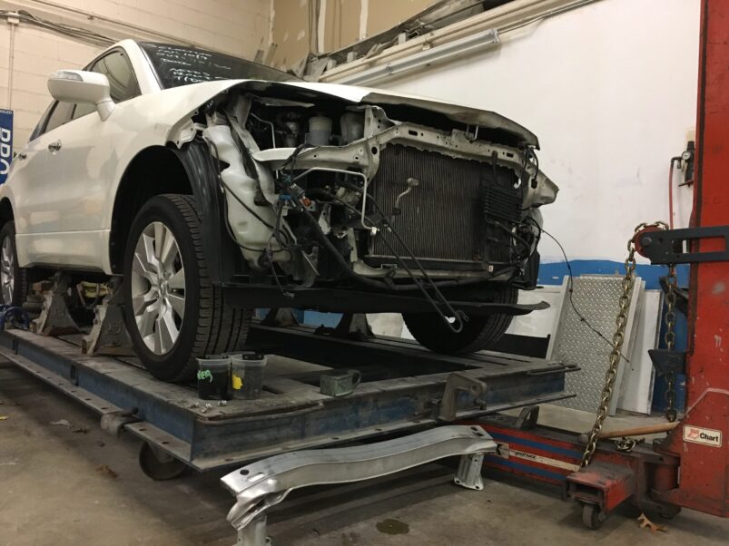 Damaged Car getting an estimate